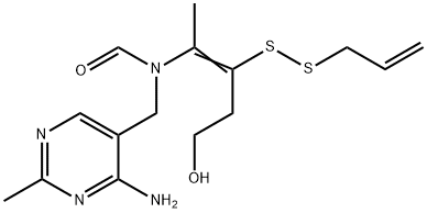 蒜硫胺, 554-44-9, 结构式