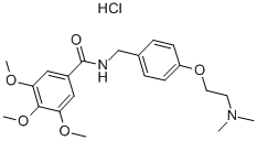 塩酸トリメトベンズアミド 化学構造式