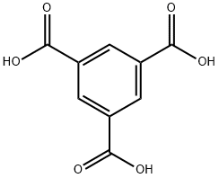 均苯三甲酸, 554-95-0, 结构式