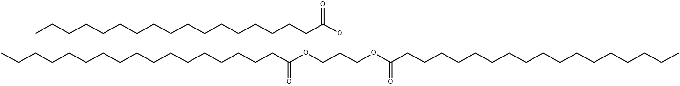 三硬脂酸甘油酯, 555-43-1, 结构式