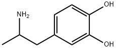 4-(2-氨丙基)苯-1,2-二醇 结构式