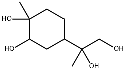 4-(1,2-二羟基-1-甲基乙基)-1-甲基环己烷-1,2-二醇, 5581-31-7, 结构式