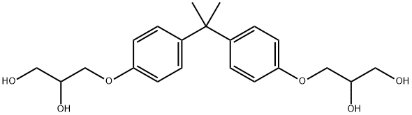 双酚F(2,3-二羟基丙醚)BFDGE-2H2O, 5581-32-8, 结构式