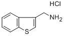 1-BENZOTHIOPHEN-3-YLMETHYLAMINE HYDROCHLORIDE 结构式