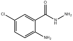 2-氨基-5-氯苯甲酰肼 结构式