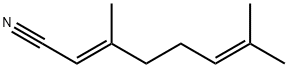 (E)-3,7-二甲基-2,6-辛二烯腈, 5585-39-7, 结构式