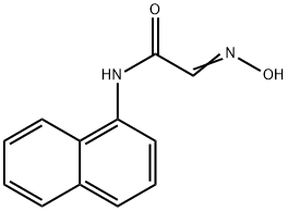 (2E)-2-(hydroxyimino)-N-1-naphthylacetamide 结构式