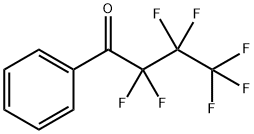 (ヘプタフルオロブチロ)フェノン 化学構造式