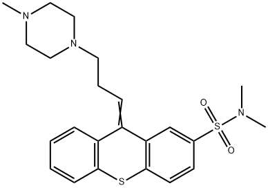 氨砜噻吨, 5591-45-7, 结构式