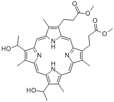 血卟啉IX二甲酯 结构式
