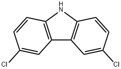 3,6-二氯咔唑 结构式