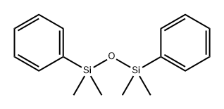 1,1,3,3-四甲基-1,3-二苯基二硅氧烷, 56-33-7, 结构式