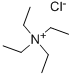 四乙基氯化铵, 56-34-8, 结构式