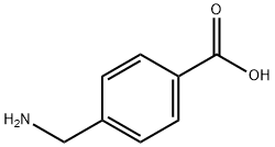4-(氨甲基)苯甲酸, 56-91-7, 结构式