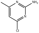 2-アミノ-4-クロロ-6-メチルピリミジン 化学構造式