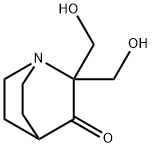 2,2-双(羟甲基)奎宁环-3-酮, 5608-24-2, 结构式