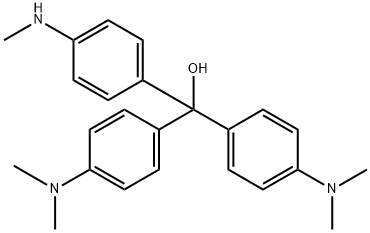 Α,Α-二[(二甲氨基)苯基]-4-甲氨基苯甲醇, 561-41-1, 结构式