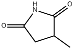 3 - 甲基吡咯烷 - 2,5 - 二酮, 5615-90-7, 结构式