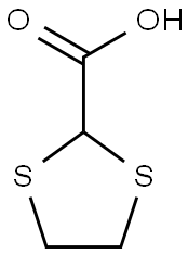 1,3-dithiolane-2-carboxylic acid, 5616-65-9, 结构式