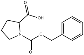 N-CBZ-DL-脯氨酸, 5618-96-2, 结构式