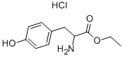 DL-酪氨酸乙酯,盐酸 结构式