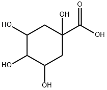 奎尼酸, 562-73-2, 结构式