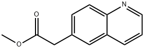 喹啉-6-乙酸甲酯, 5622-36-6, 结构式
