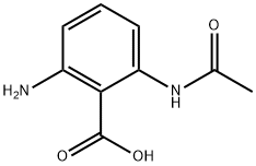 2-ACETYLAMINO-6-AMINOBENZOICACID 结构式