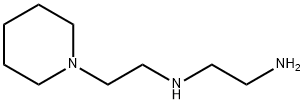 N-(PIPERIDINOETHYL)ETHYLENEDIAMINE, 5625-69-4, 结构式