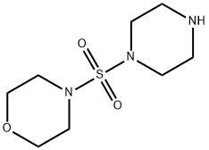 4-(哌嗪-1-基磺酰基)吗啉 结构式