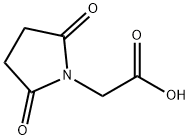(2,5-二氧代-吡咯烷-1-基)-乙酸, 5626-41-5, 结构式