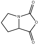 四氢-1H,3H-吡咯并[1,2-C]恶唑-1,3-二酮, 5626-64-2, 结构式