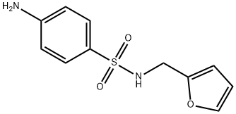 4-氨基-N-呋喃-2-基甲基-苯磺酰胺 结构式