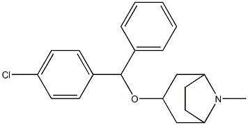 氯苯托品, 5627-46-3, 结构式