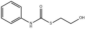 Phenylthiocarbamic acid S-(2-hydroxyethyl) ester 结构式