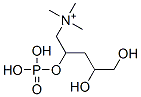 2,3-二羟丙基(2-(三甲基铵)乙基)磷酸酯, 563-24-6, 结构式