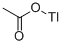 Thallium(I) acetate Struktur