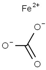 碳酸亚铁(1:1), 563-71-3, 结构式