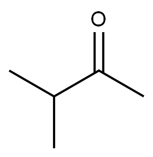 3-甲基-2-丁酮, 563-80-4, 结构式