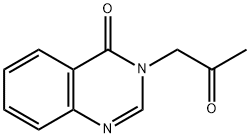 4(3H)-喹唑啉酮,3-丙酮基-, 5632-37-1, 结构式