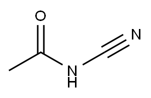 N-acetylcyanamide 结构式