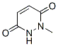 1-METHYL-3,6-(1H,2H)PYRIDAZINEDIONE 结构式