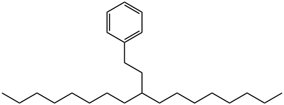 (3-Octylundecyl)benzene. 结构式
