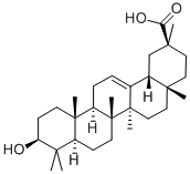 11-脱氧甘草次酸, 564-16-9, 结构式