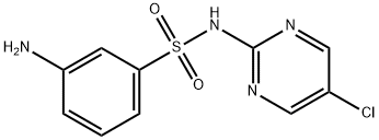 BENZENESULFONAMIDE,3-AMINO-N-(5-CHLORO-2-PYRIMIDINYL)-, 565-36-6, 结构式