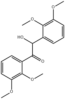 1,2-bis(2,3-dimethoxyphenyl)-2-hydroxy-ethanone Structure