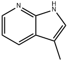 3-甲基-7-氮杂吲哚, 5654-93-3, 结构式