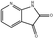 1H-吡咯[2,3-B]吡啶-2,3-二酮, 5654-95-5, 结构式