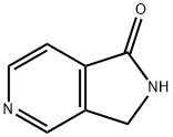 1H-吡咯并[3,4-C]吡啶-1-酮,2,3-二氢, 5655-00-5, 结构式