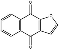 naphtho(2,3-b)furan-4,9-dione 结构式